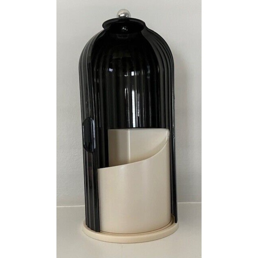Black and Tan Rotating Makeup Brush‎ Storage with Cover NEW - Picture 3 of 3
